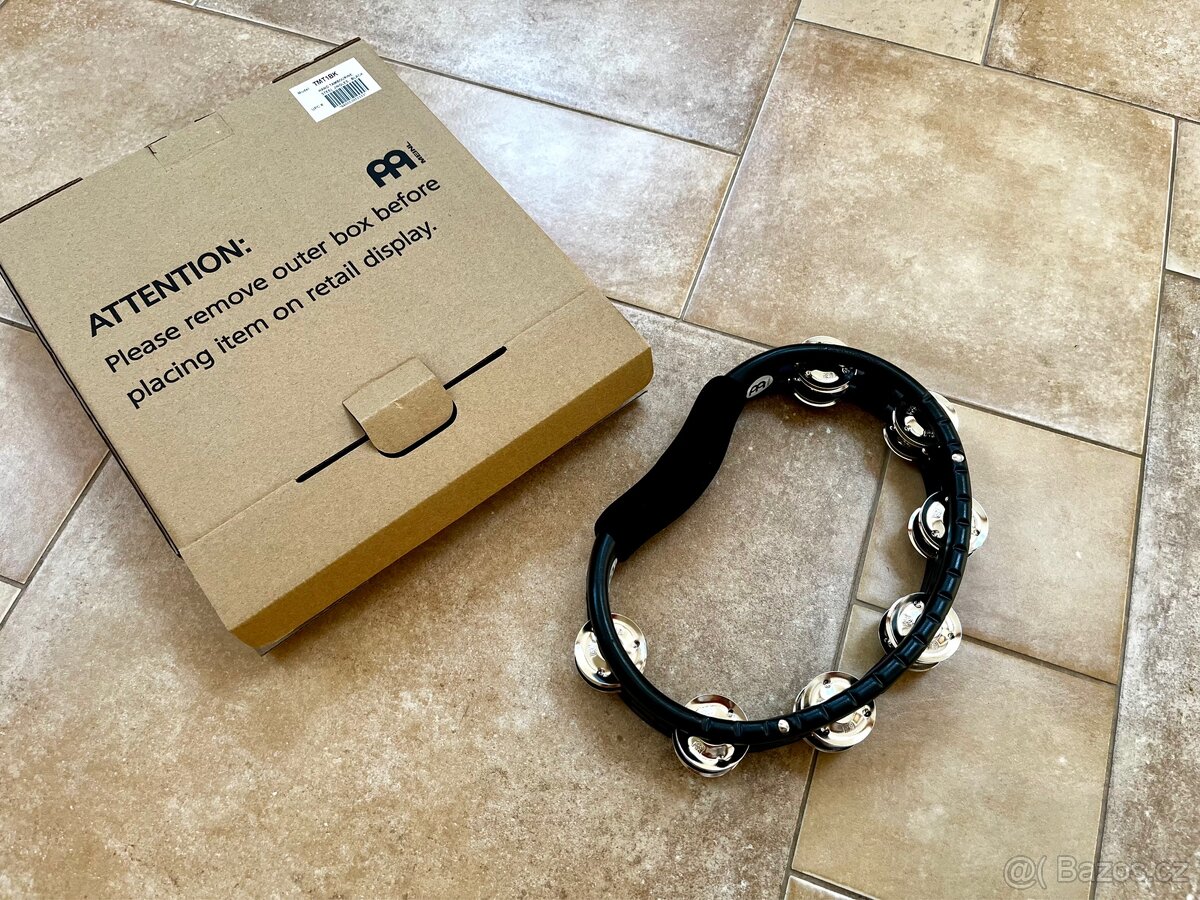 Nová černá tamburína MEINL