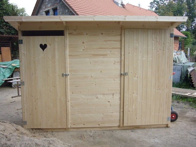 zahradní domek s wc skladem