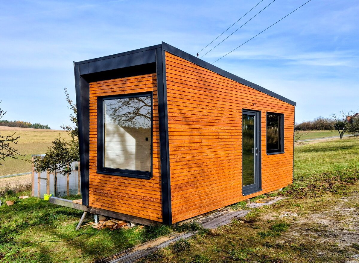 Tiny house s haloterapickou saunou