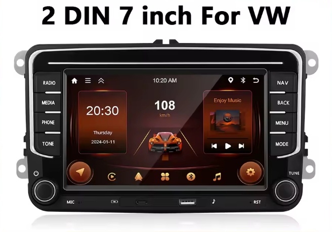 WV ŠKODA Audi Seat radio Multimedia 4/32GB CarPlay Android B