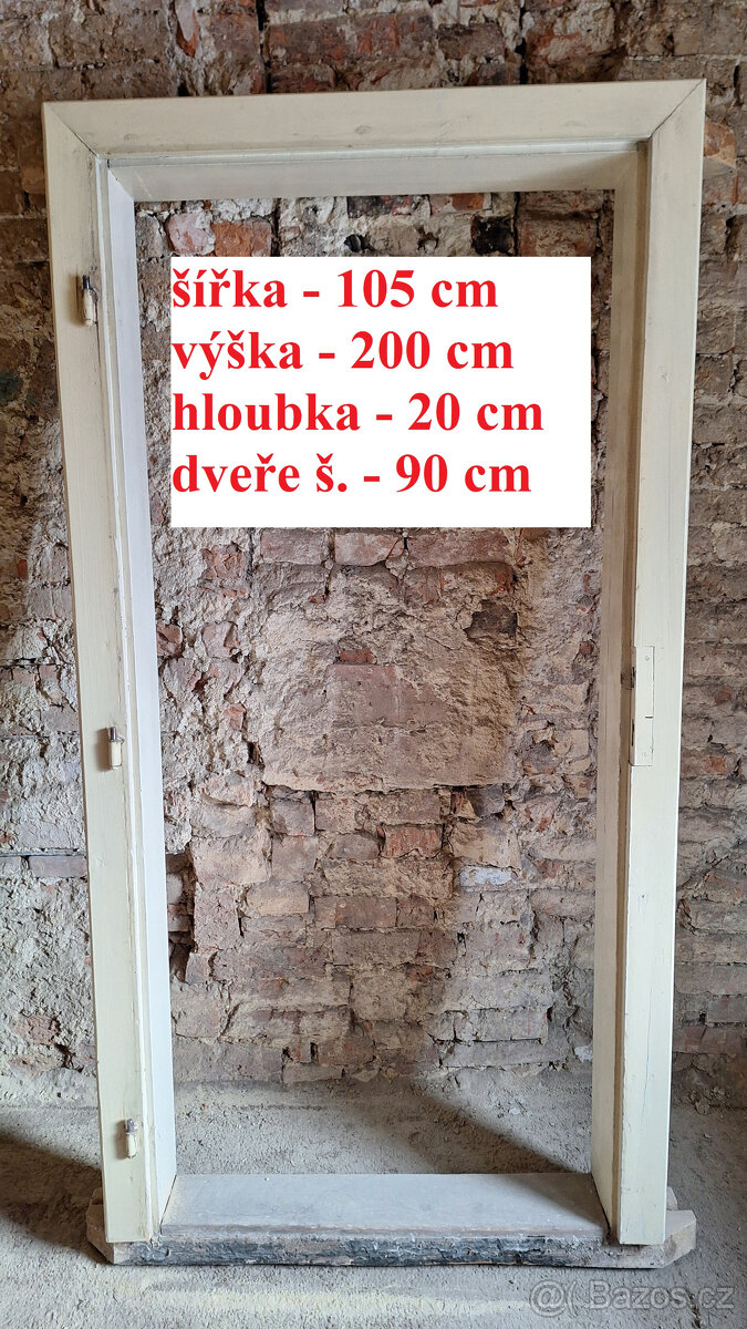 Dřevěné dveře + zárubně