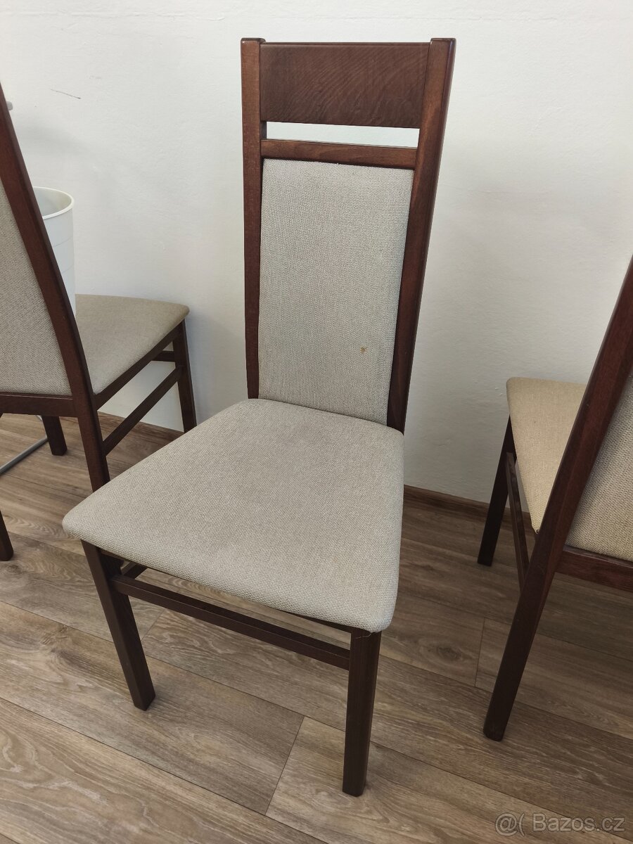 Starší dřevěné židle 3ks