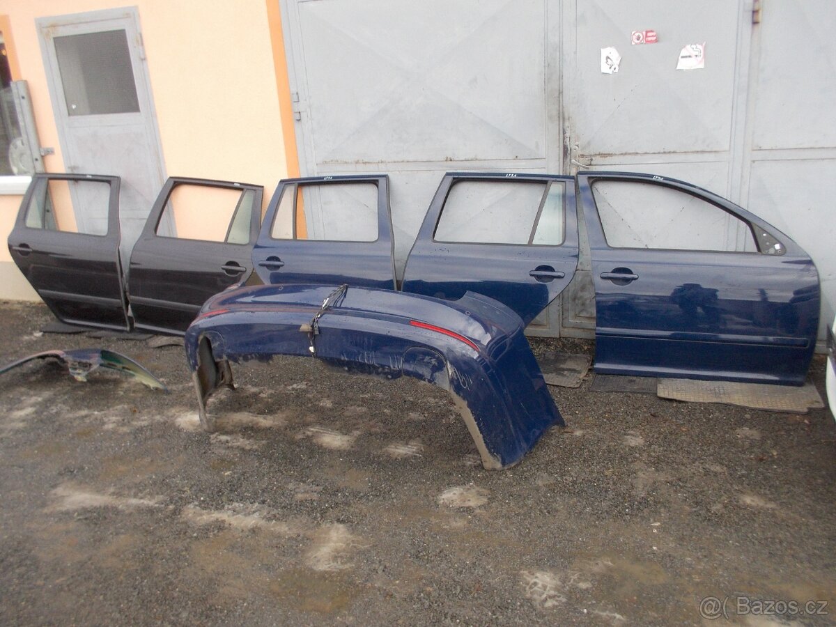Dveře, blatník, nárazník Š. Octavia II kombi