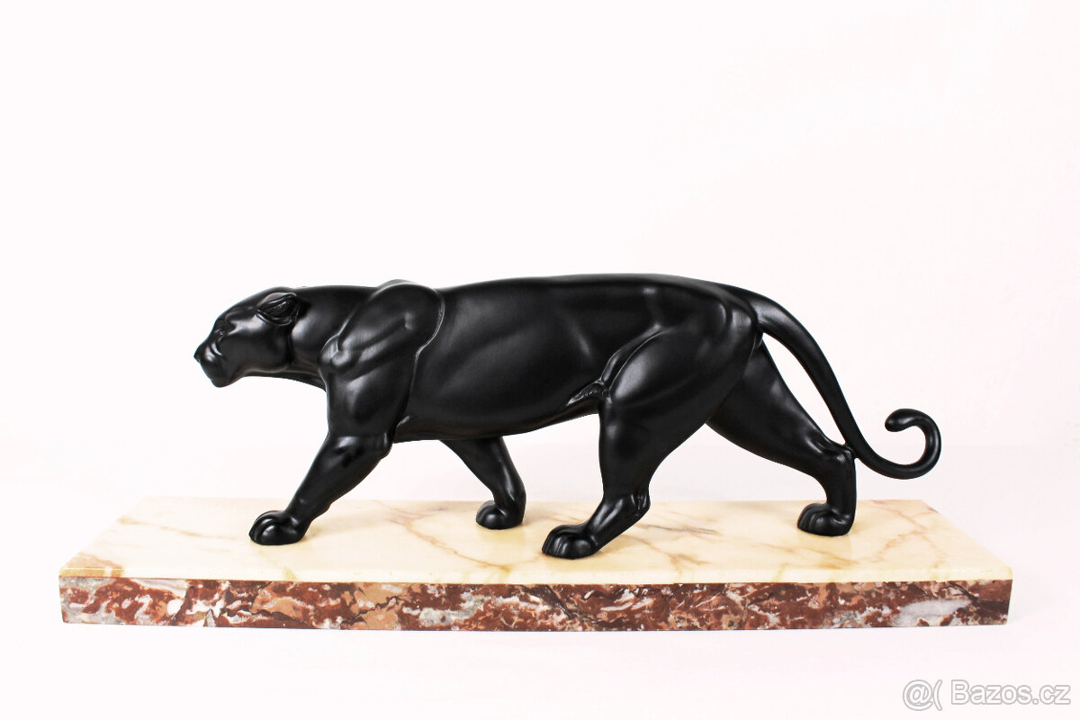 art deco skulptúra,Alexandre Ouline