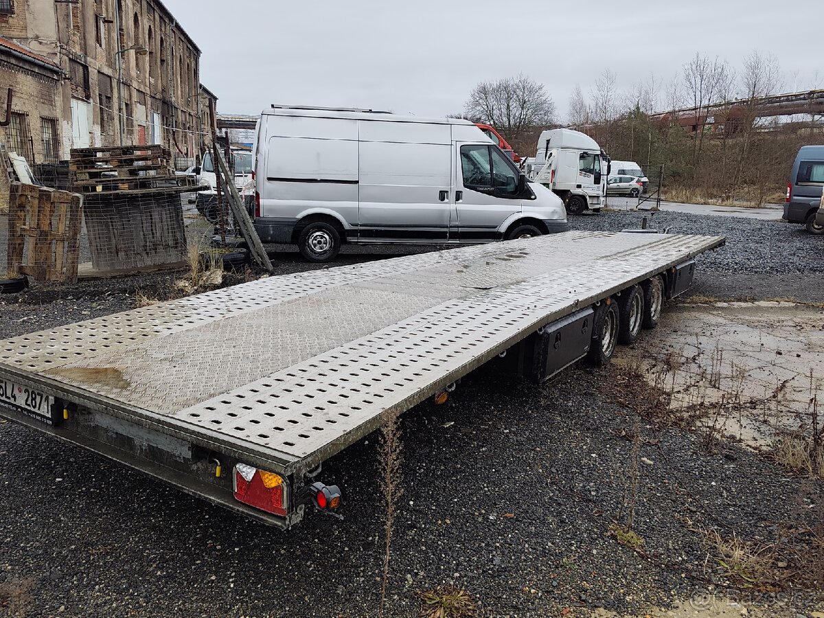 Dvouplato - Autopřepravník na 2 auta - 3 osa -