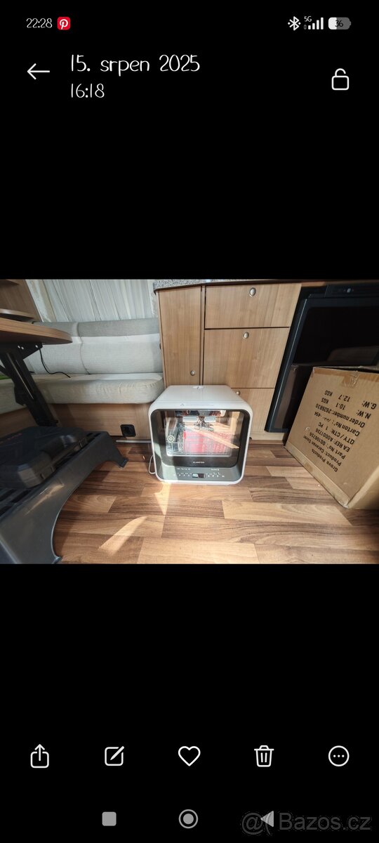 Mini myčka nebo myčka do karavanu