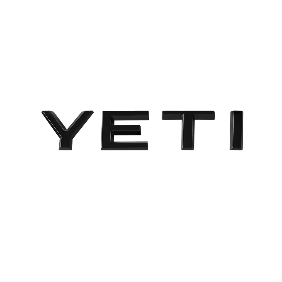 Škoda Yeti nápis černý lesklý