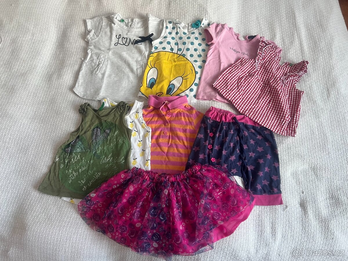 Letní set pro holčičku vel. 86/1-1,5 r.