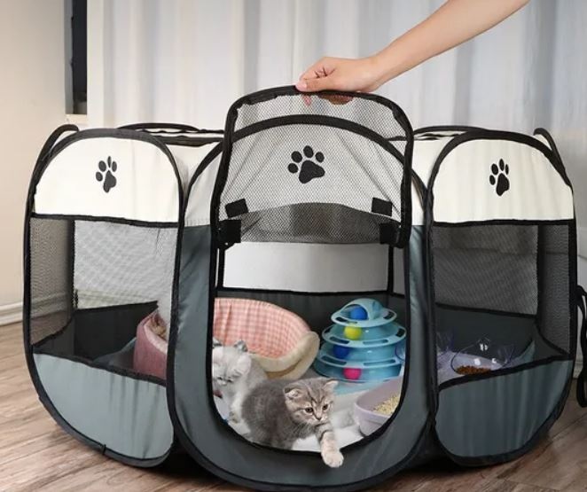 Skládací ohrádka pro kočku/psa