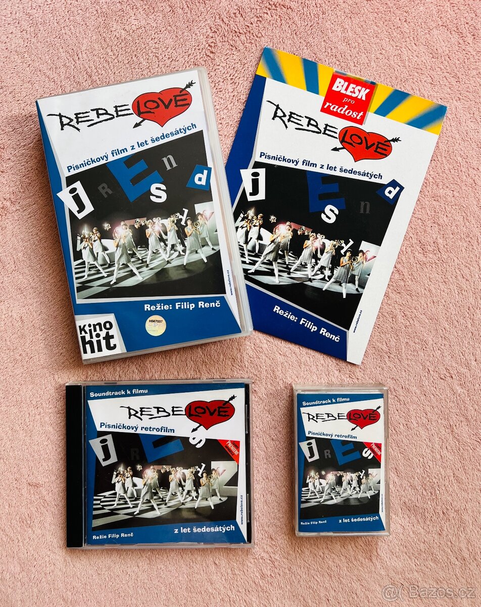 Rebelové - set - VHS, DVD, CD, MC
