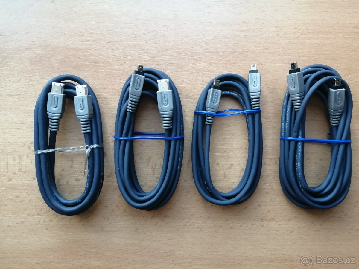 4x FireWire kabel Bandridge