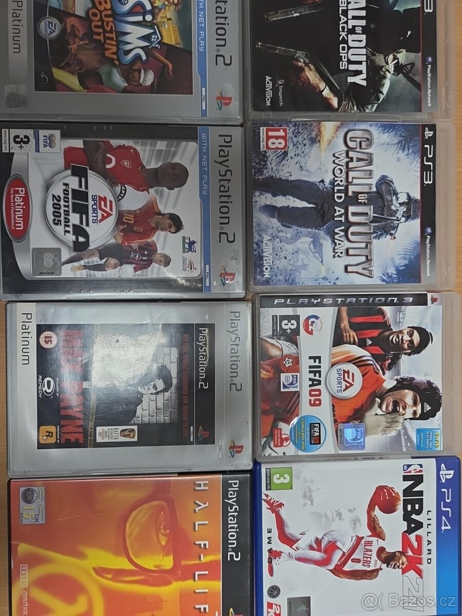 Hry PS2, PS3, PS4