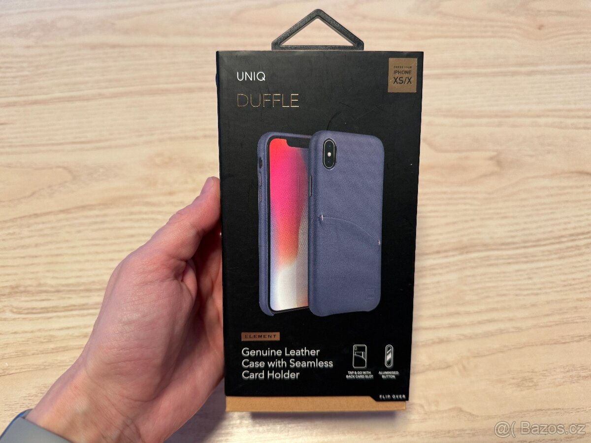 Obal na telefon Apple iPhone X/XS (Genuine Leather)