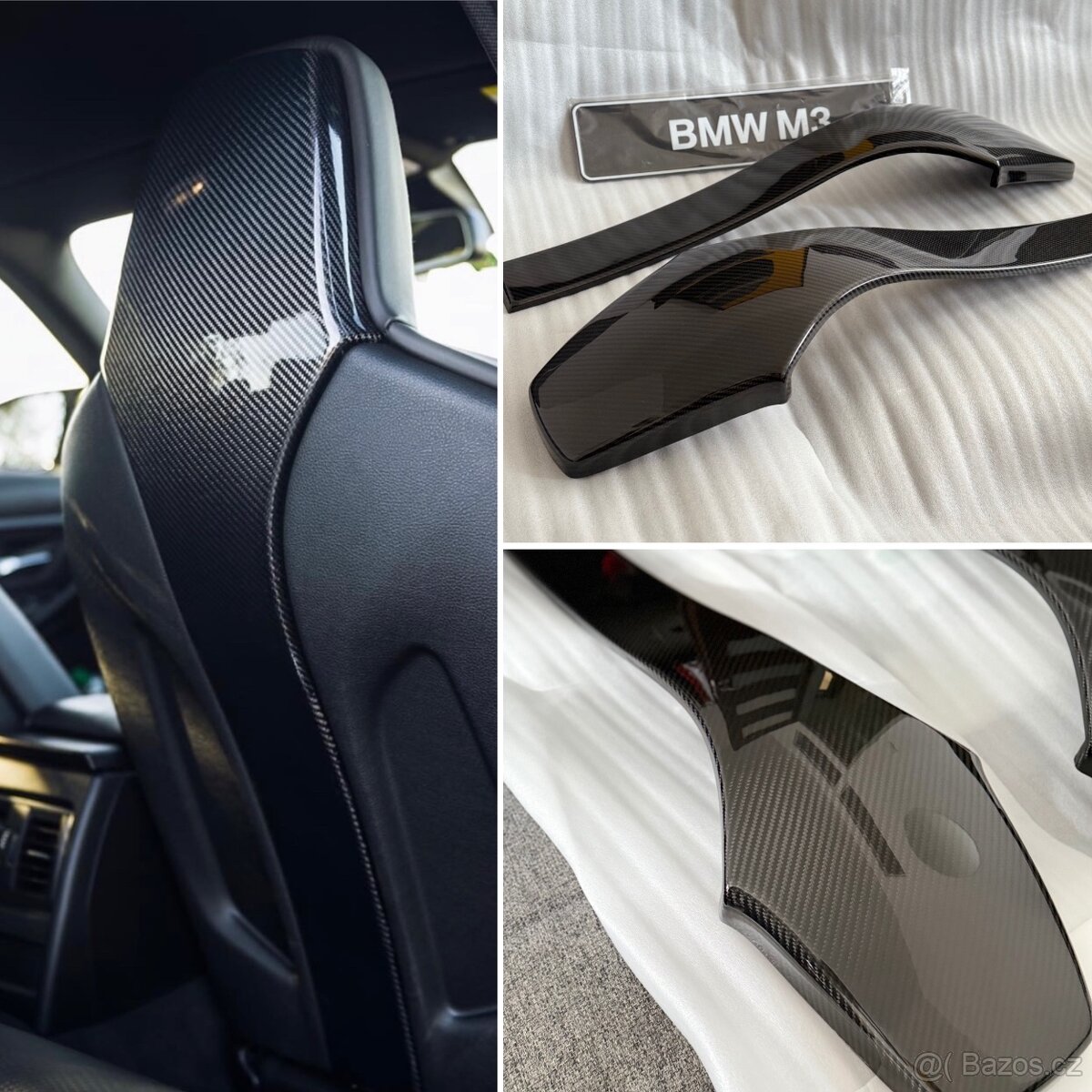 BMW M3 F80 M4 F82 M2 F87- Carbon kryty sedaček