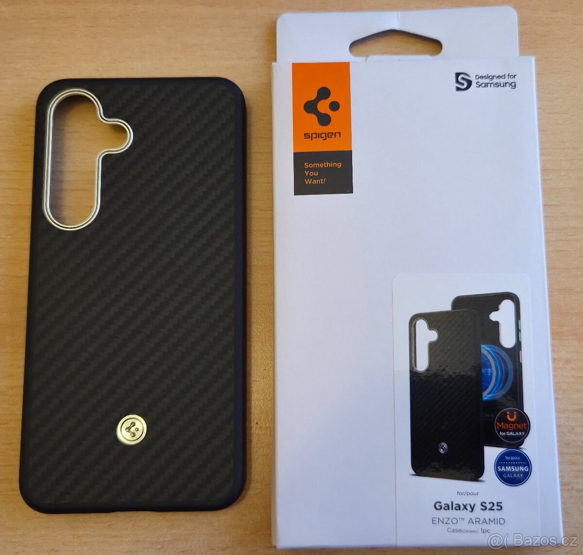 Galaxy S25 Aramid magsafe kryt Spigen Enzo