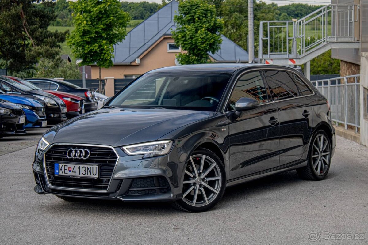 Audi A3 Sportback S-LINE 2.0 TDI DSG FACELIFT - Aj na splátk
