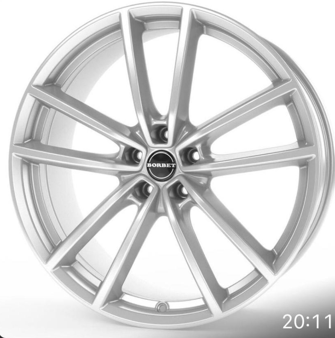 Kia ProCeed,18' alu disky,nové ,stříbrné, Borbet