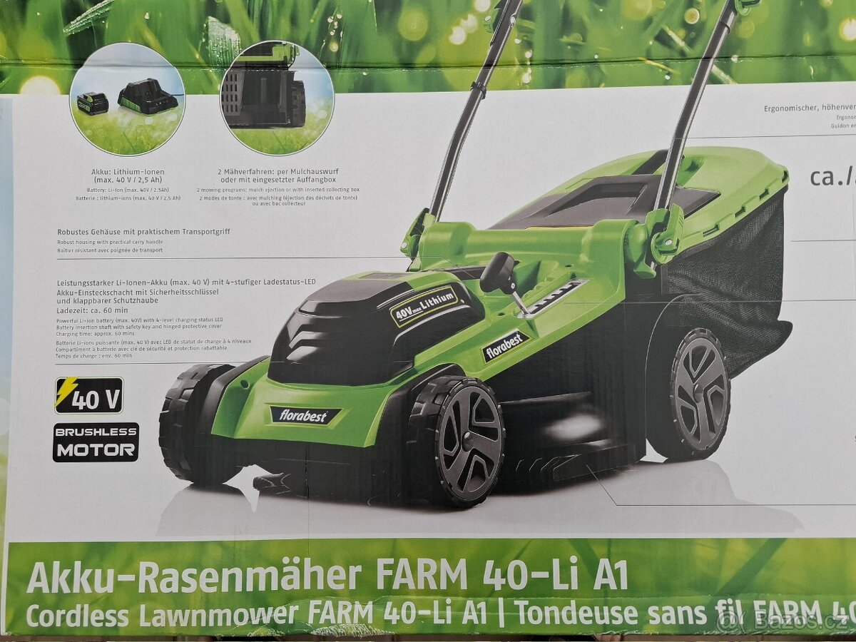 Akumulátorova sekačka Florabest A1