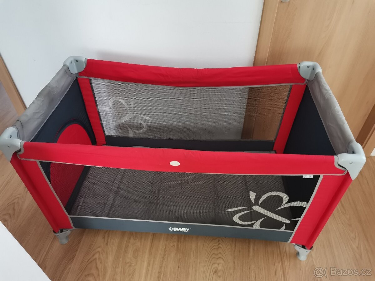 cestovní postýlka skládací postýlka s matrací