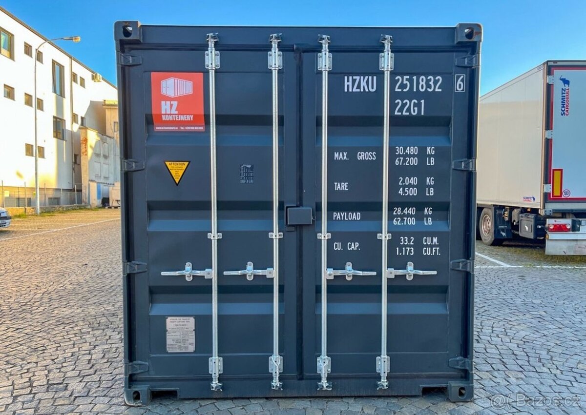 Lodní kontejner 20 - ÚSTÍ NAD LABEM - ŠEDÝ - BEZ DOPRAVY