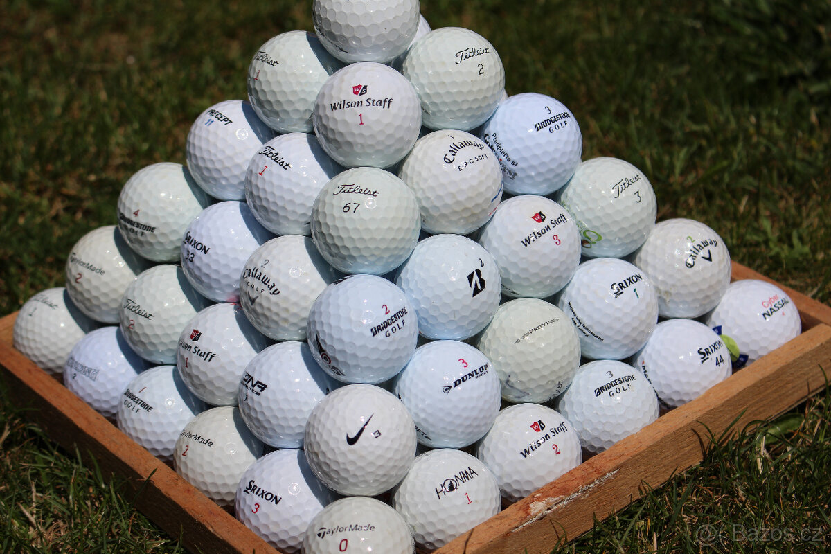 Golfové míčky - hrané kvalita A