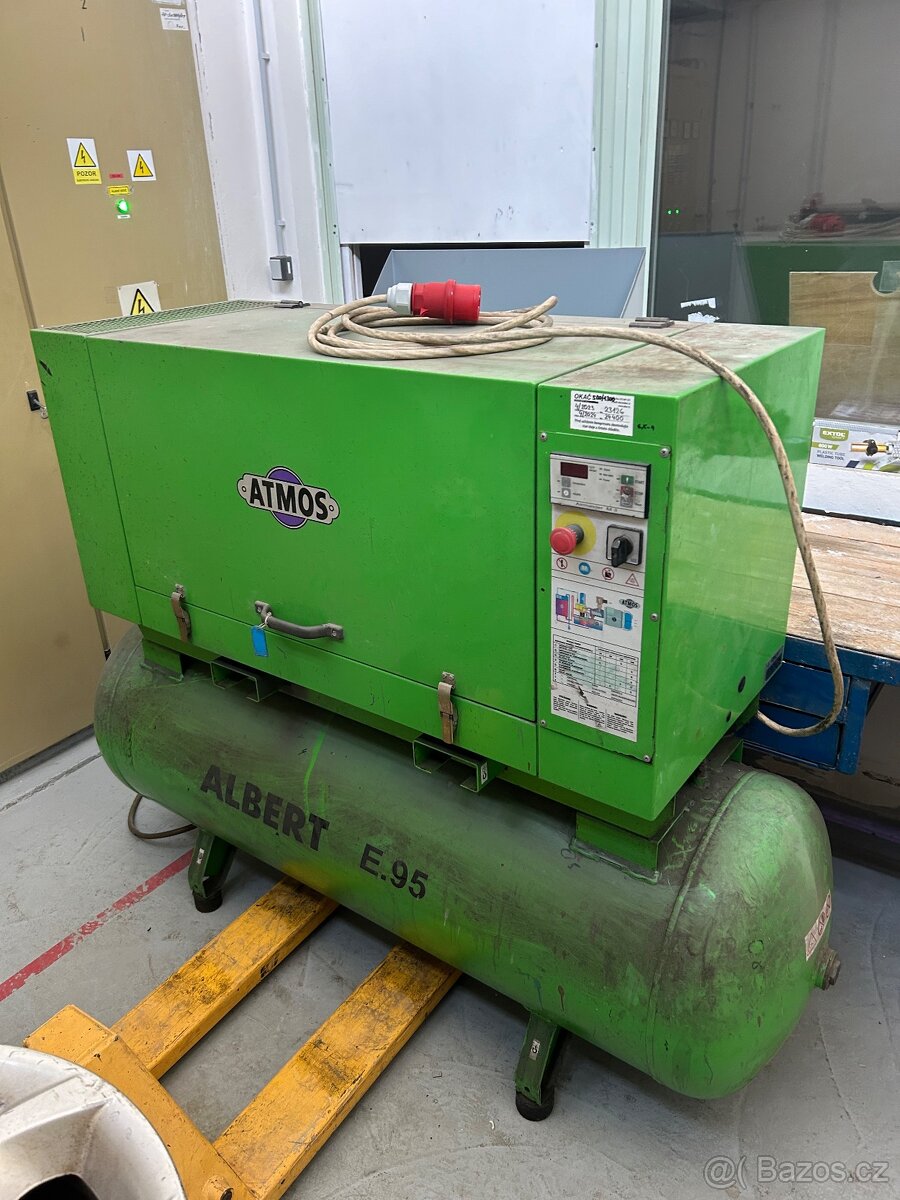 Šroubový kompresor Atmos Albert e95 500l