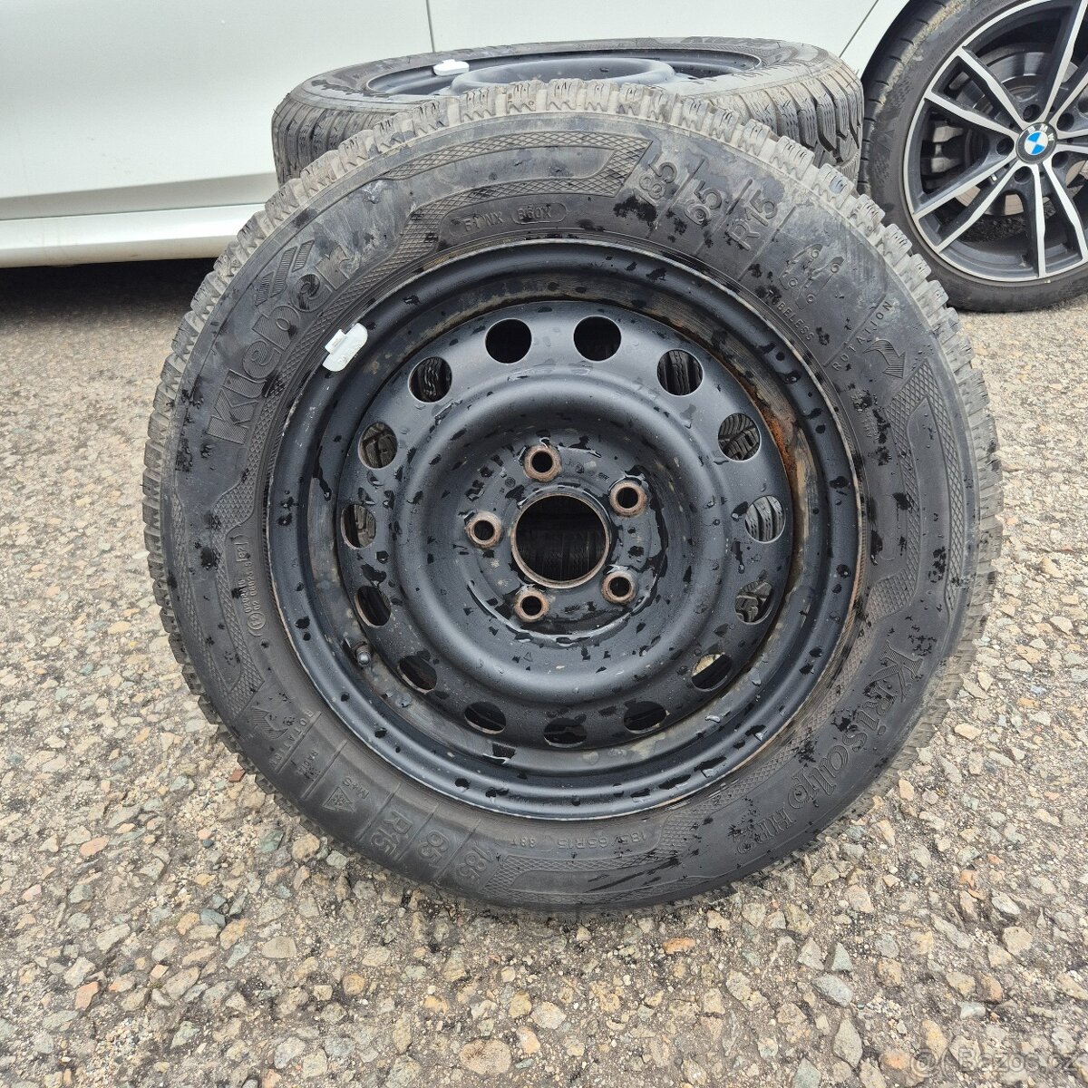 Hyundai/KIA 6Jx15 5x114.3 + zimní pneu Klebr 185/65 R15 88T
