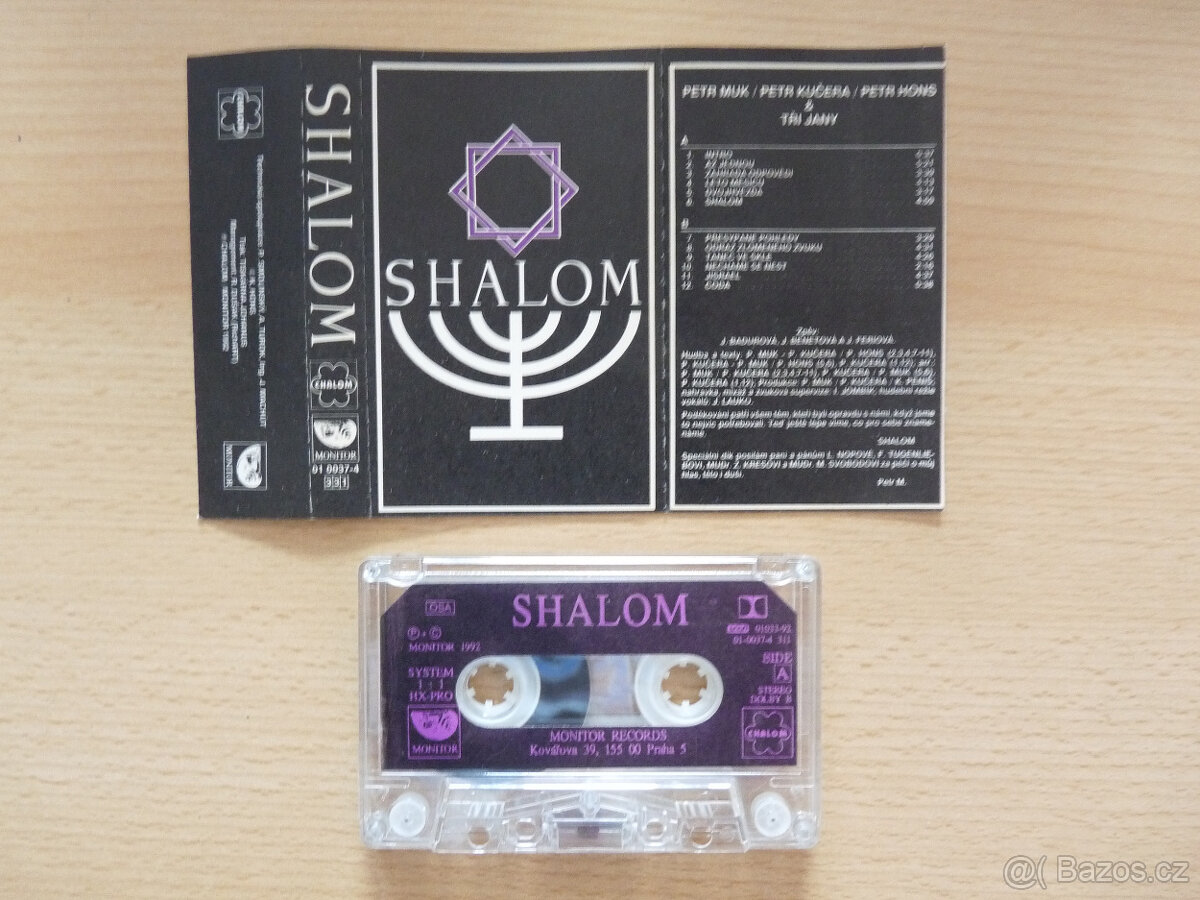 prodám kazetu SHALOM-Shalom 1992 Monitor records