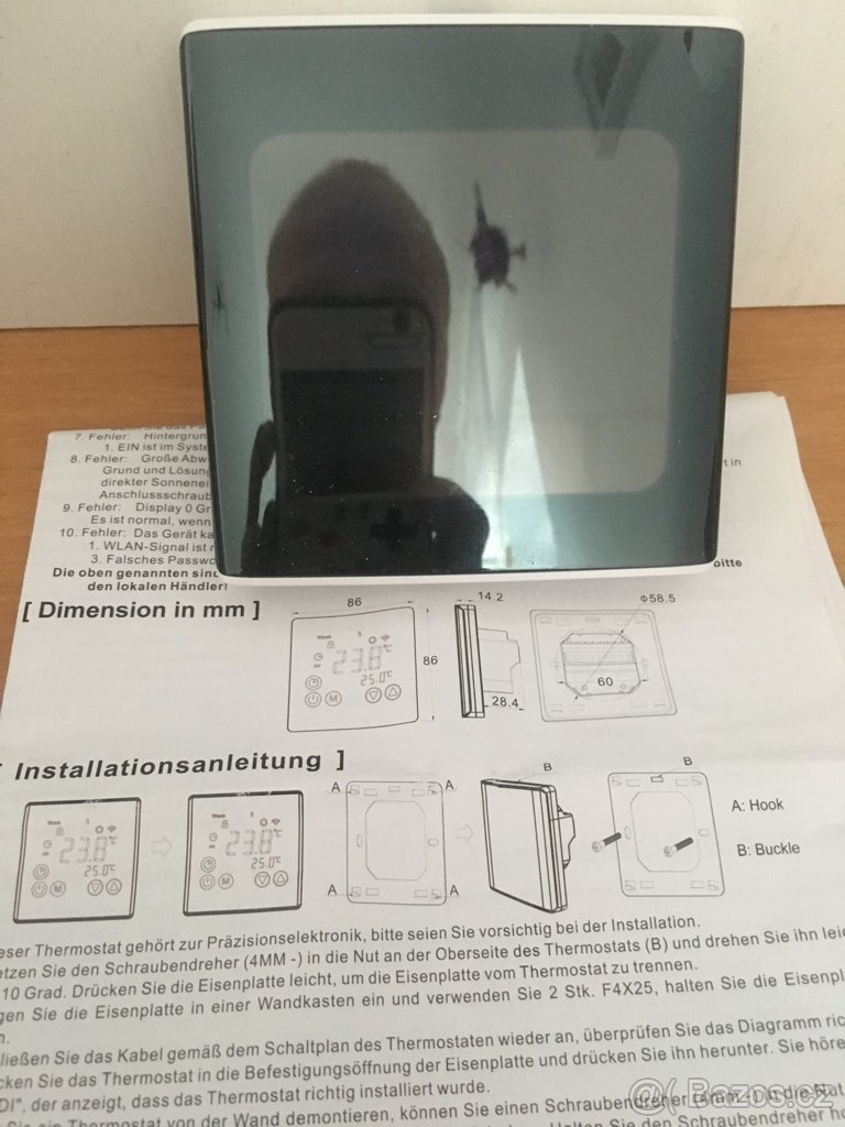 Vnitrni termostat