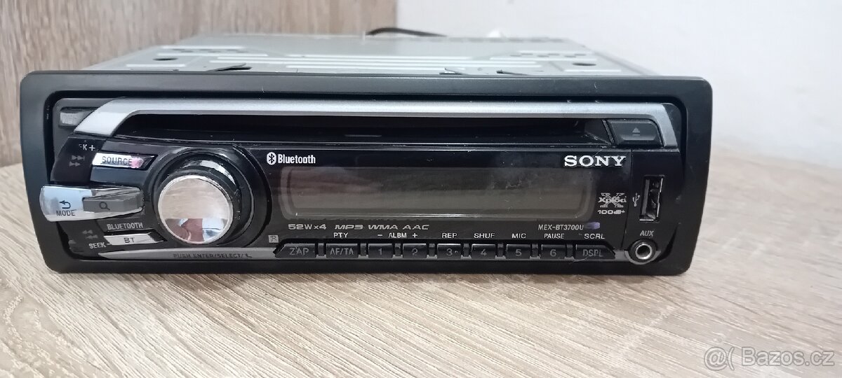 Autorádio Sony Mex-Bt3700U Bluetooth Usb aux
