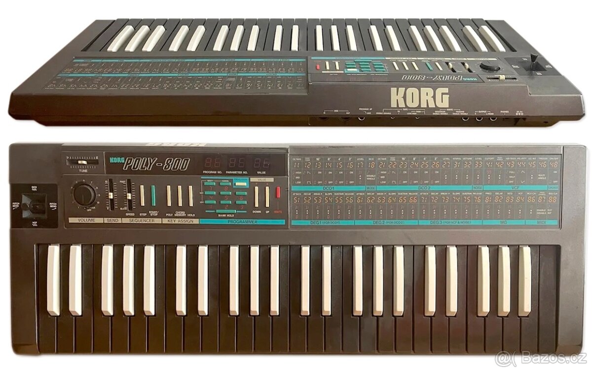 Prodám KORG POLY 800 - legendární analogový syntetizátor