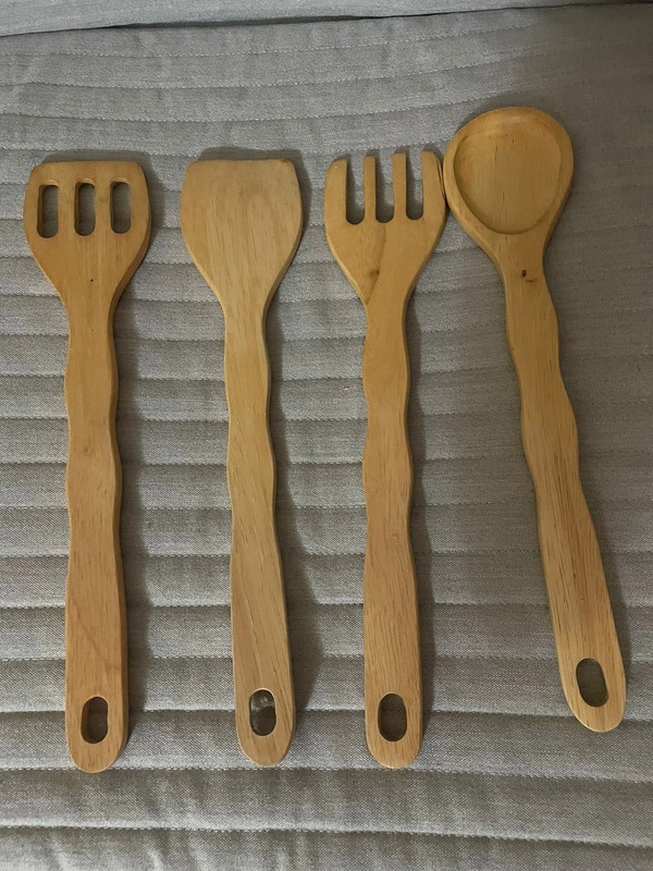 Dřevěné vařečky 4 ks