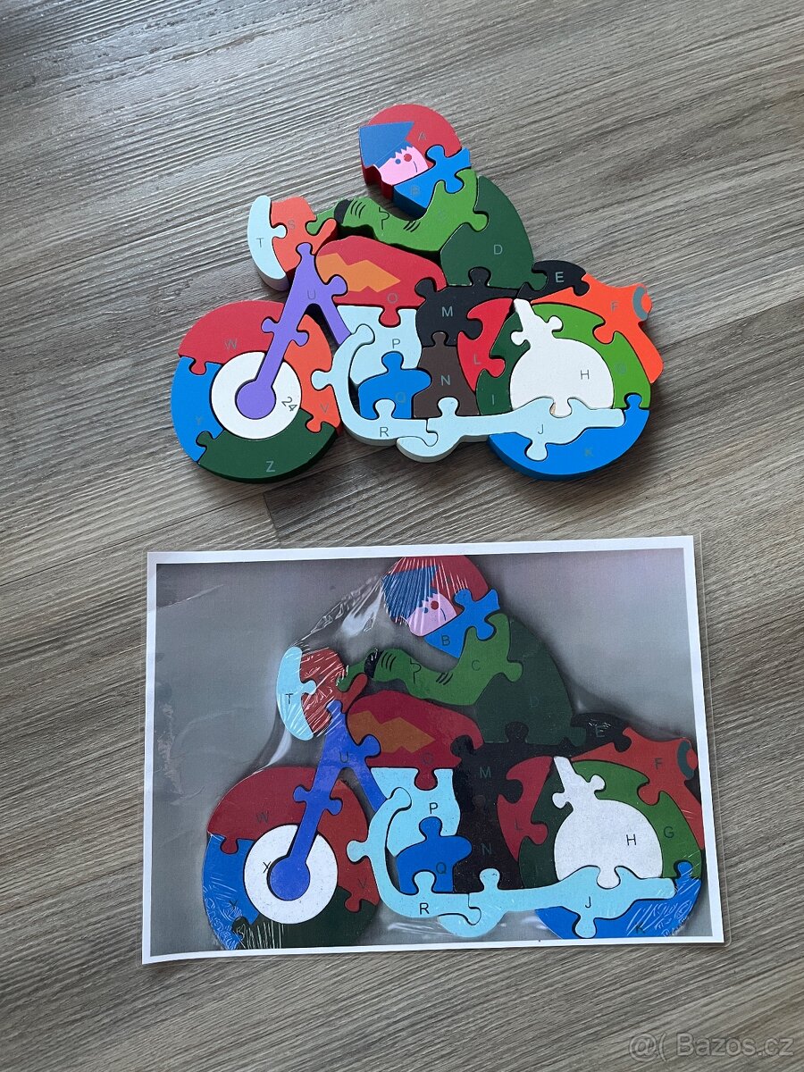 Drevene vzdelavaci Puzzle