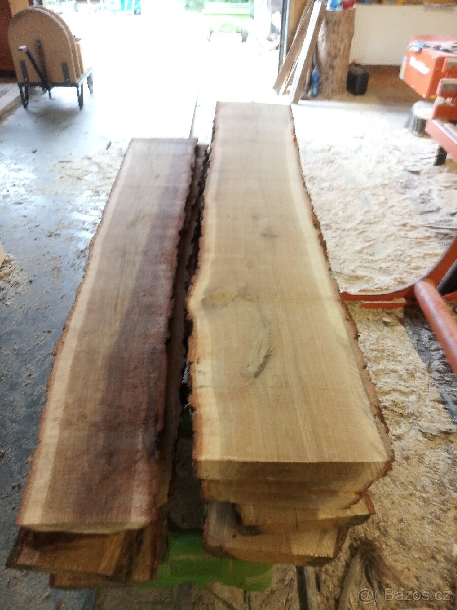 Dubové a ořechové fošny prkna