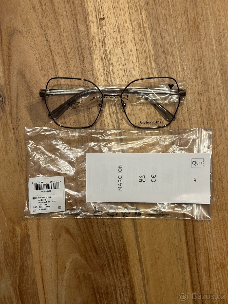 Nové dámské brýlové obroučky Calvin Klein CK24112 stříbrné