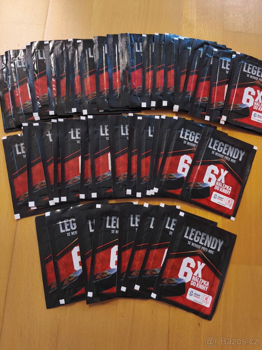 Nálepky do knihy Legendy se nerodí přes noc