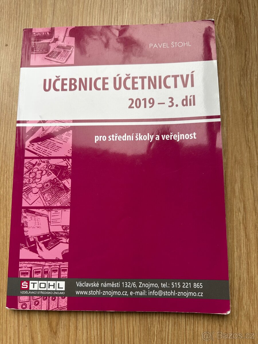 Učebnice účetnictví 2019 3 díl