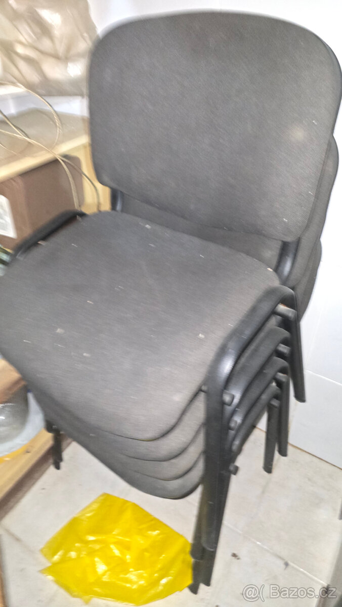 Kancelářské konferenční židle stohovací