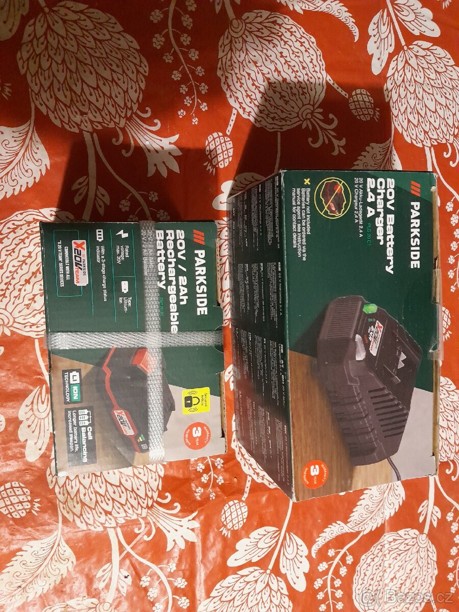 Baterie parkside a nabíječka parkside