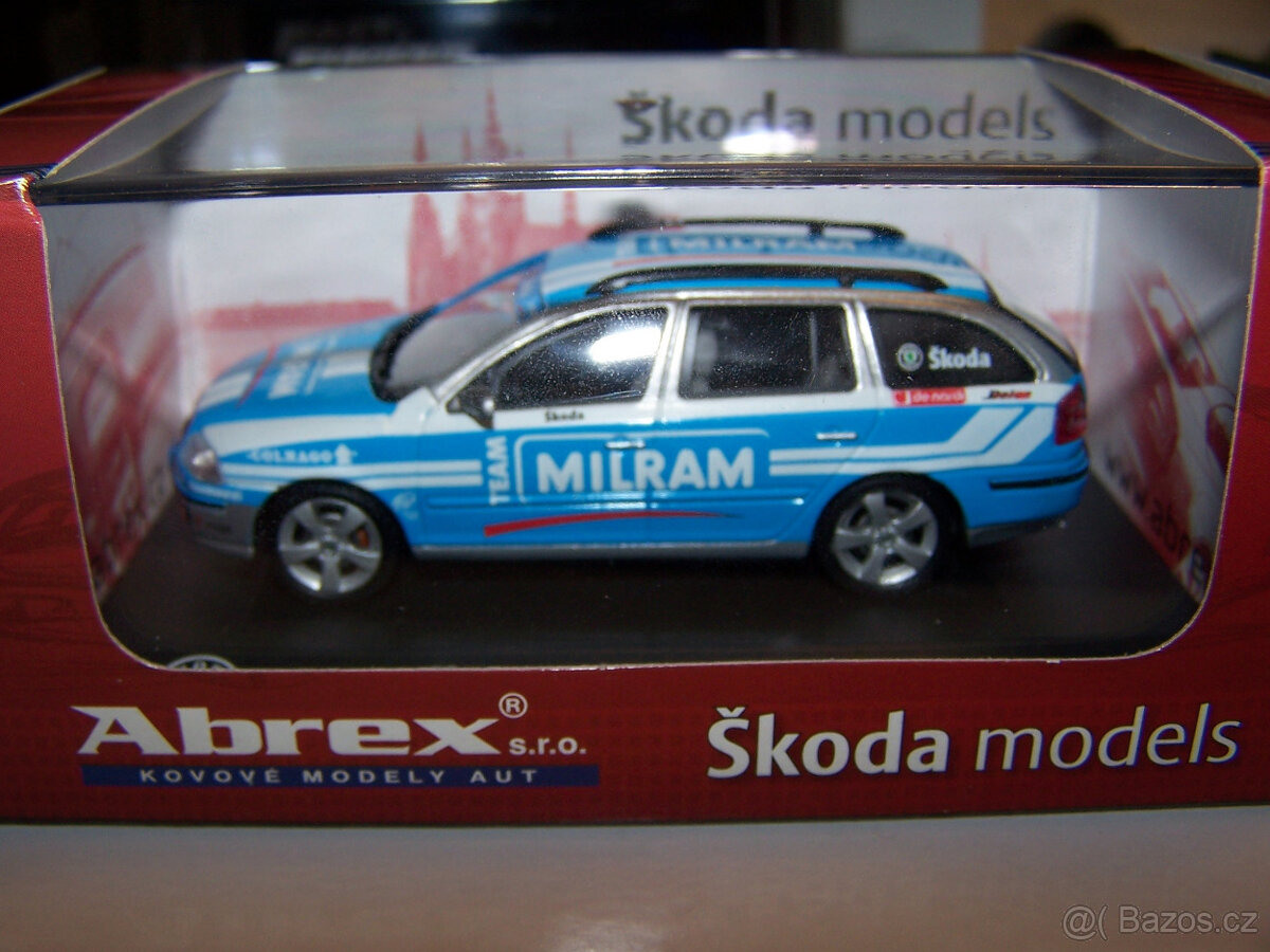 ŠKODA OCTAVIA II Combi MILRAM TDF tour de France 1/43 model