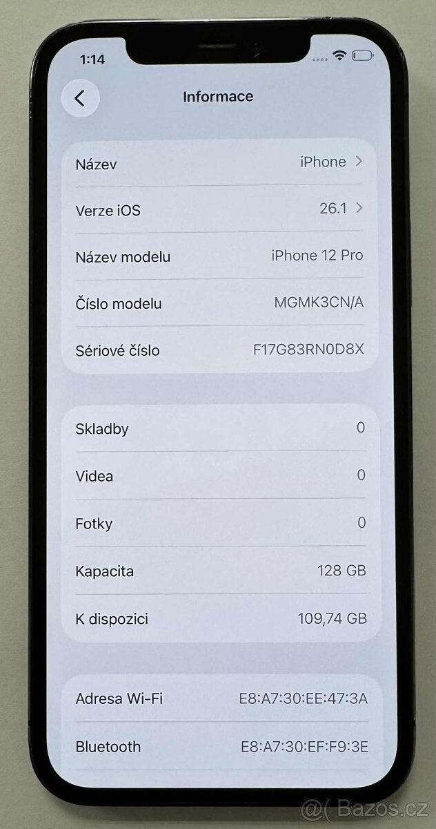 Apple IPhone 12 Pro 128GB Graphite