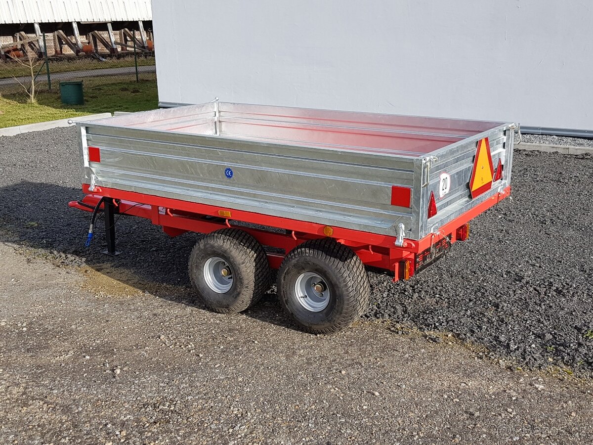 Traktorový návěs TTT 1500 - SPZ vlek