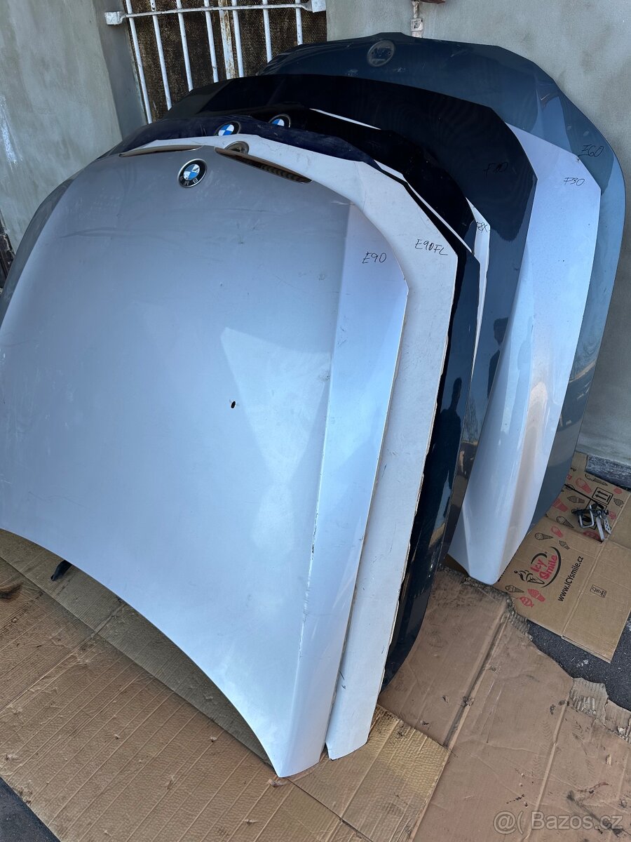 BMW kapoty E60/E61 E90/E91 E87/E82 F10/F11