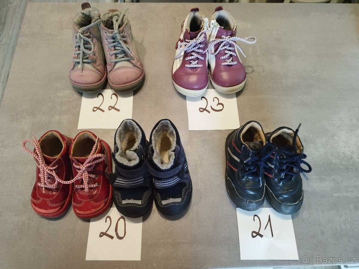 Boty podzimní, zimní vel. 20-23