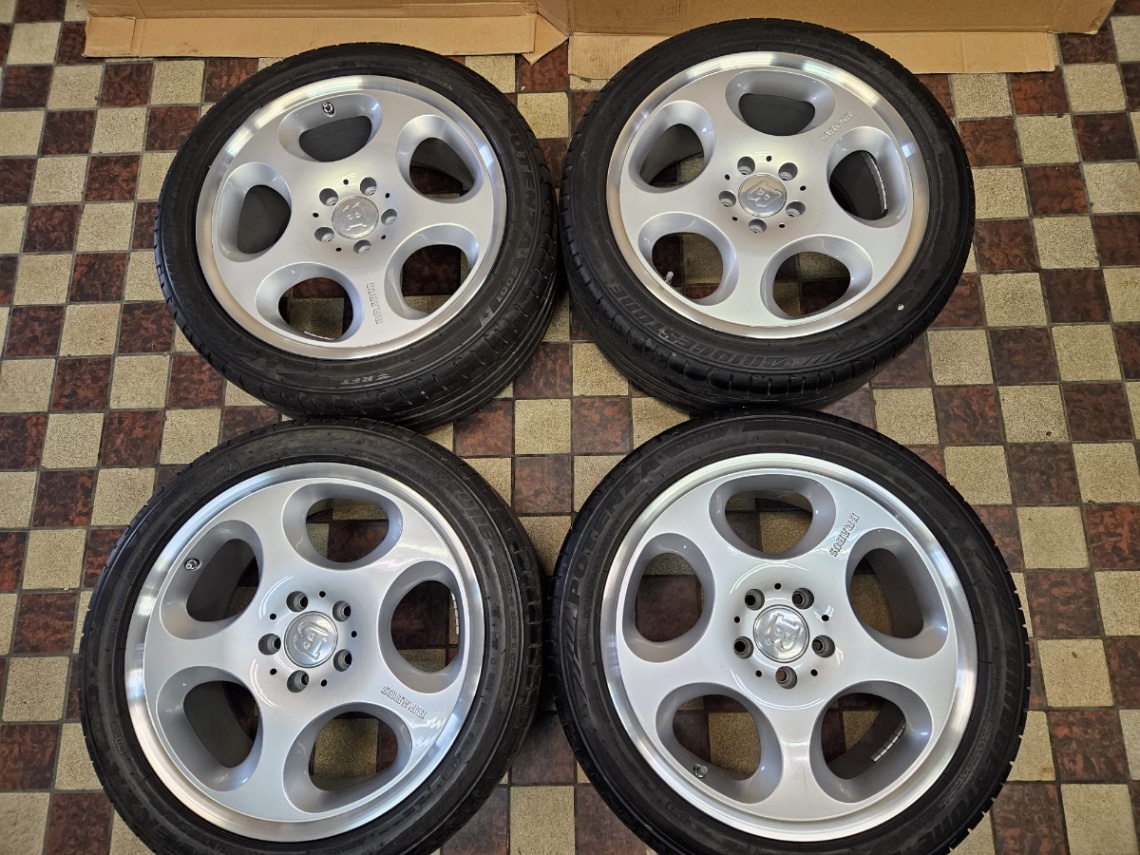 alu kola BRABUS R18 po kompletní renovaci + pneu + tpms