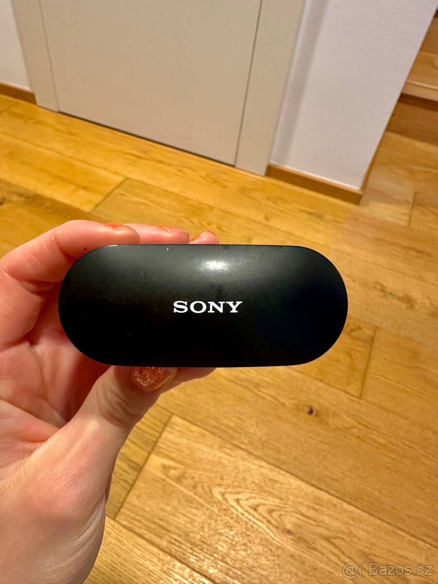 Sony sluchátka True Wireless WF-SP800N, černá