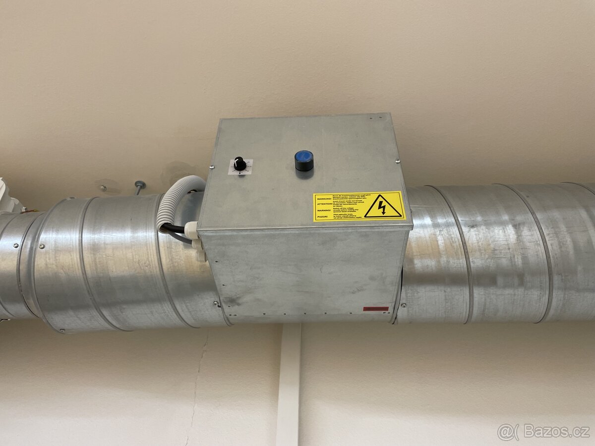 Elektrický ohřívač s regulací 0-10V MBE 250/9,0 R2