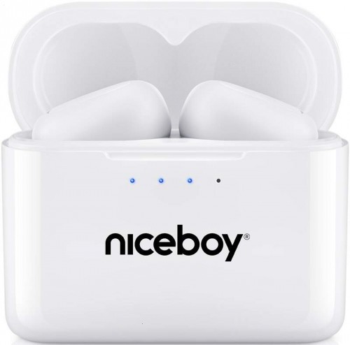 Bezdrátová sluchátka Niceboy Hive Podsie 3 bílá