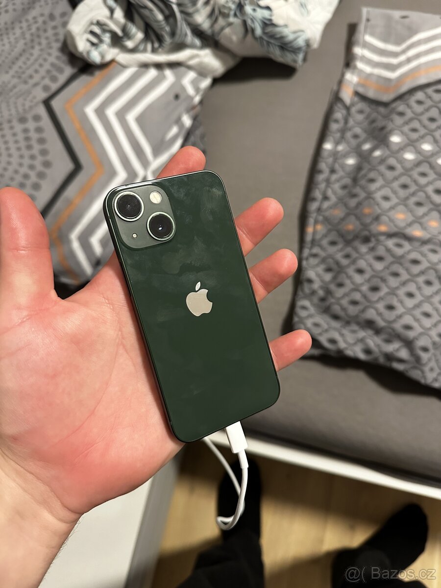 Apple iPhone 13 mini, zelený, 64 GB, top stav