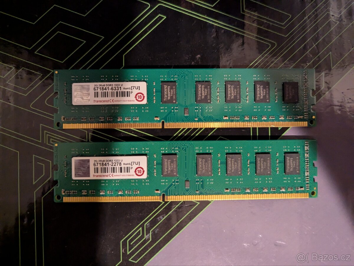 RAM DDR3 2x2GB (4GB) 1333MHz U